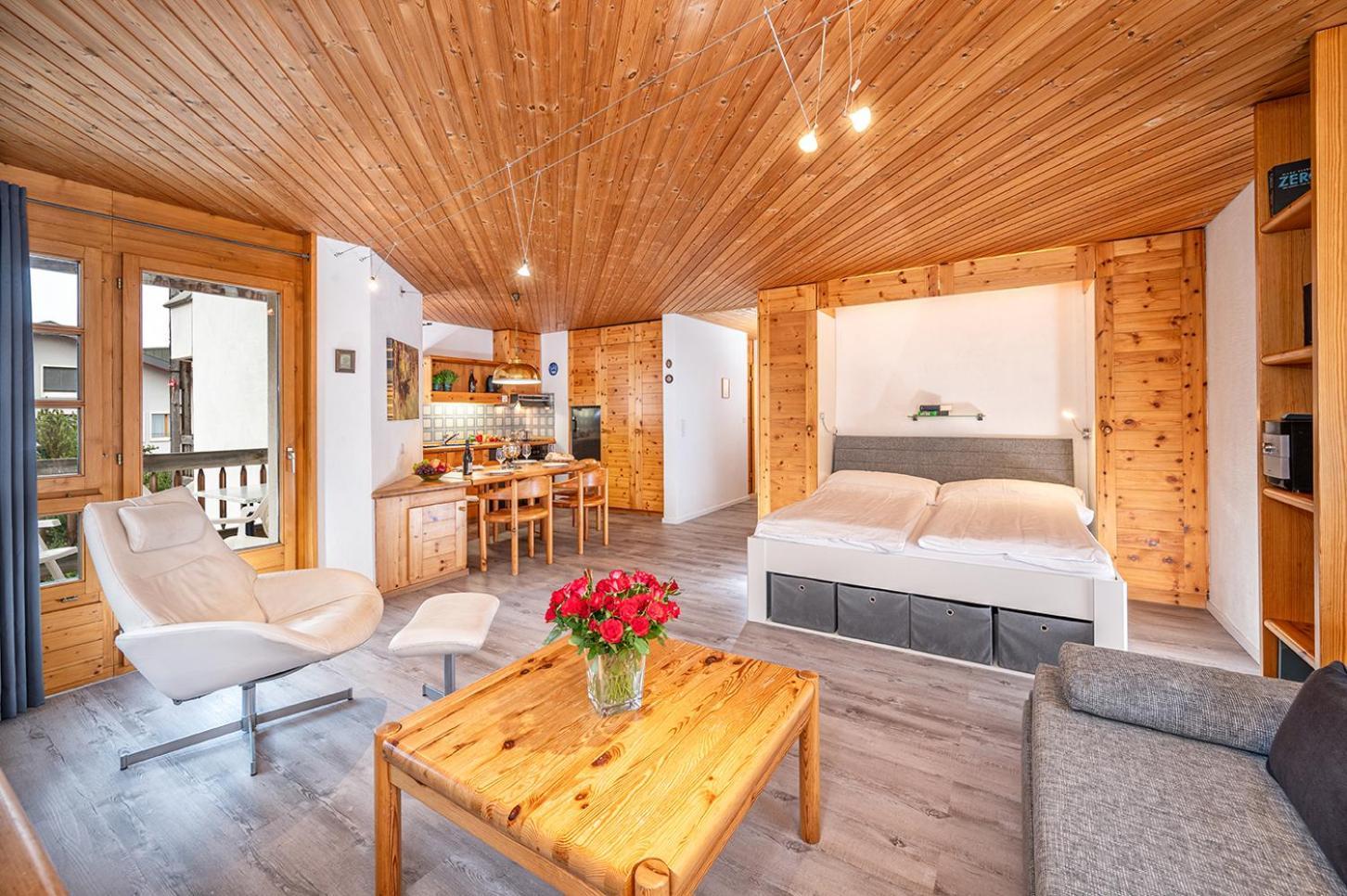 Schweizerhof Ferienwohnungen Lenzerheide 1 Pokoj fotografie