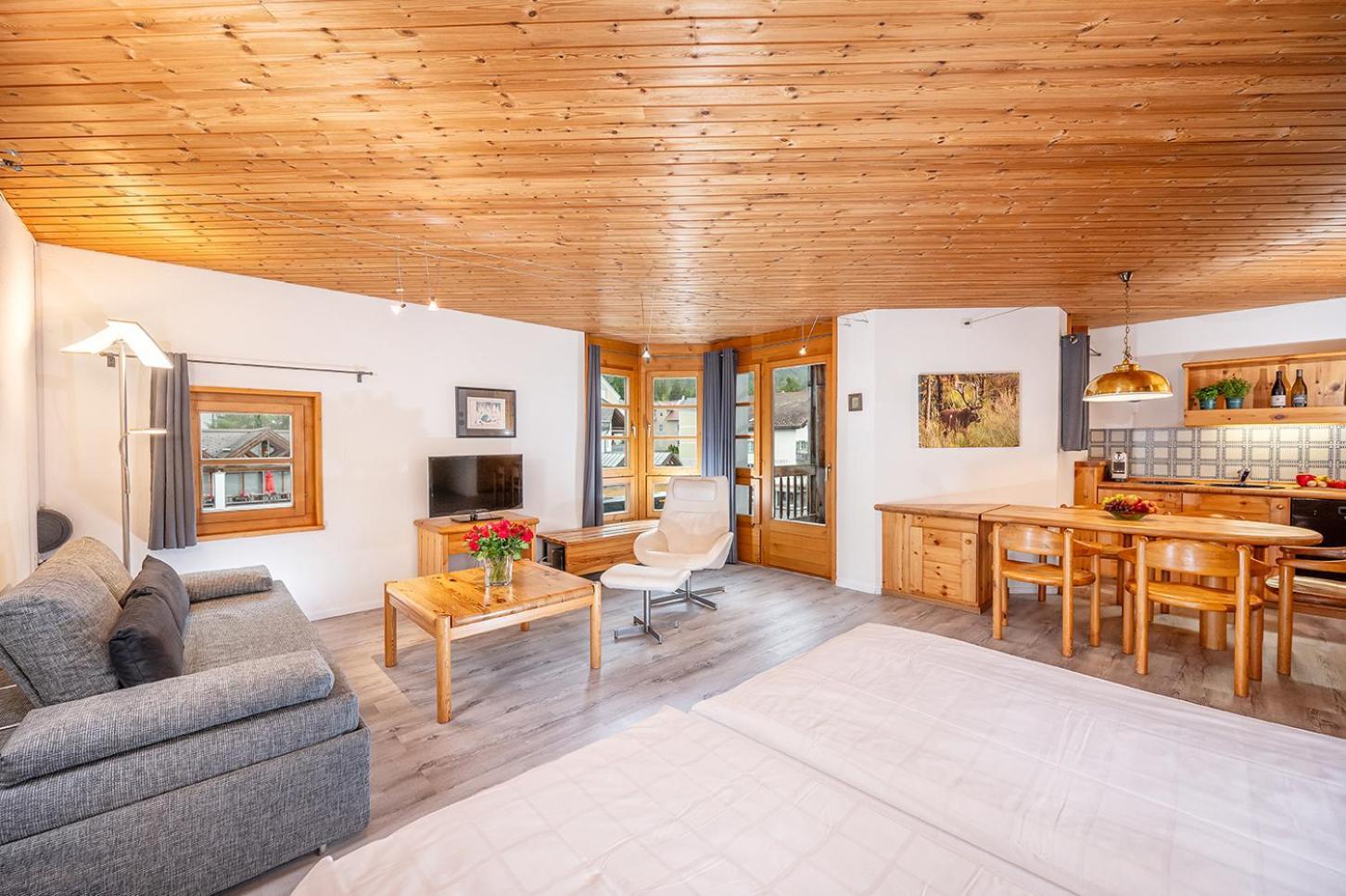Schweizerhof Ferienwohnungen Lenzerheide 1 Pokoj fotografie